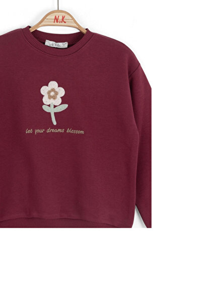 NK Girl's Dream Sweatshirt 4-8 Years Old Burgundy