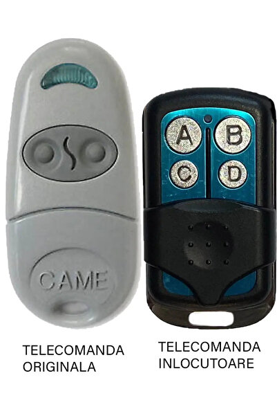 OEM Telecomanda inlocuitoare poarta garaj 2 butoane cod fix frecventa 433.92MHz Came Top 432NA compatibi