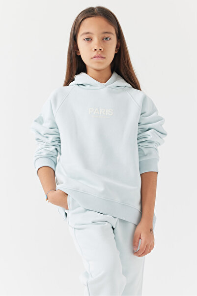 PAULMARK Детска суитшърт с качулка и печат