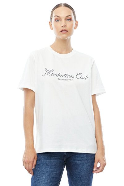 PAULMARK Basic T-Shirt with Writing