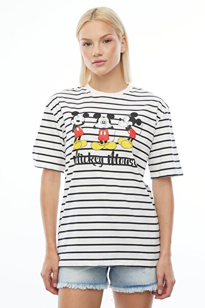 PAULMARK Striped Mickey T-Shirt