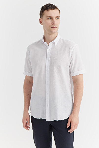 PAULMARK Ανδρικό κοντομάνικο πουκάμισο