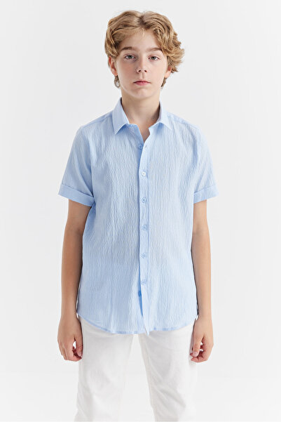 PAULMARK قميص منقوش للأولاد