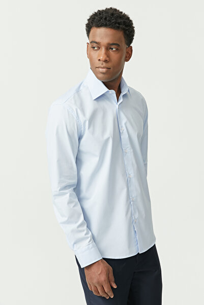 PAULMARK Κανονικό μονόχρωμο πουκάμισο