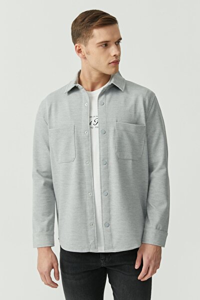 PAULMARK Ανδρικό πουκάμισο με κουμπωτά και τσέπες