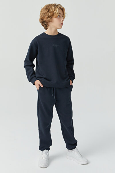 PAULMARK Boy's Sweat Bottoms with Elasticated Legs