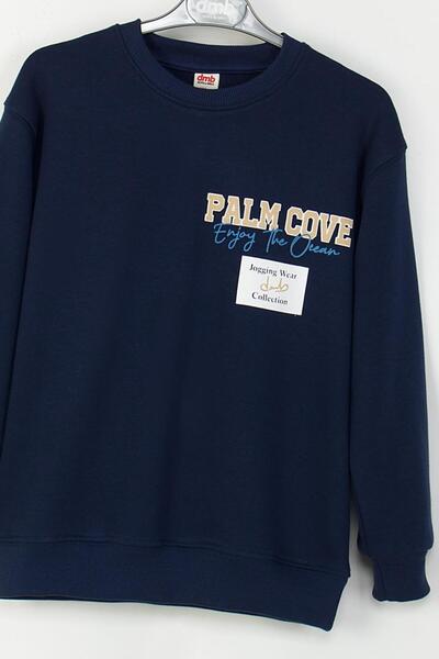 DMB BOYS & GIRLS Dmb Boy's Backpack Printed Sweatshirt 9-14 Years Old Indigo