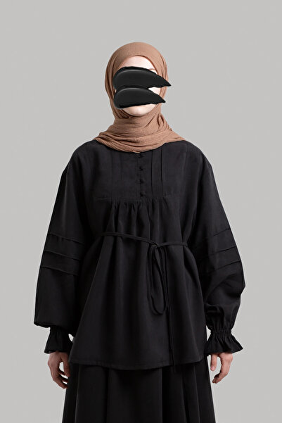 Lemaye Ribbed Tenselsoft Tunic - Black