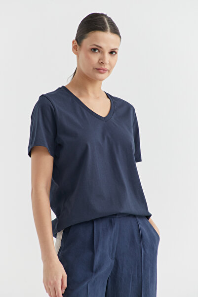 PAULMARK Women's V-Neck Basic T-shirt