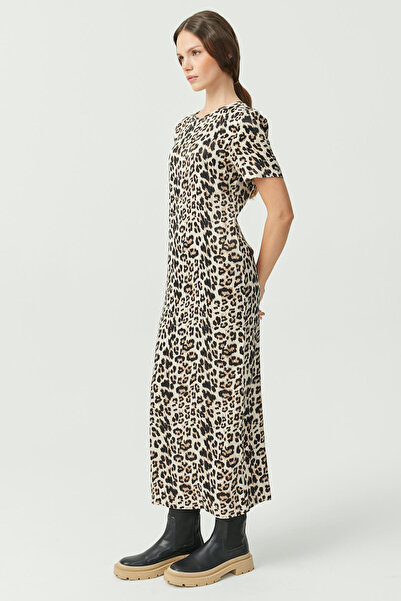 PAULMARK Γυναικείο φόρεμα σατέν με σχέδιο