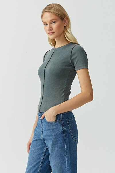 PAULMARK Women's Reverse Stitch T-Shirt