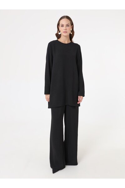 Refka Aerobin Basic Tunic&Pants Double Set - Black -