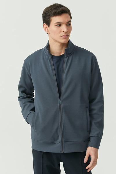 PAULMARK Μπλουζάκι με φερμουάρ