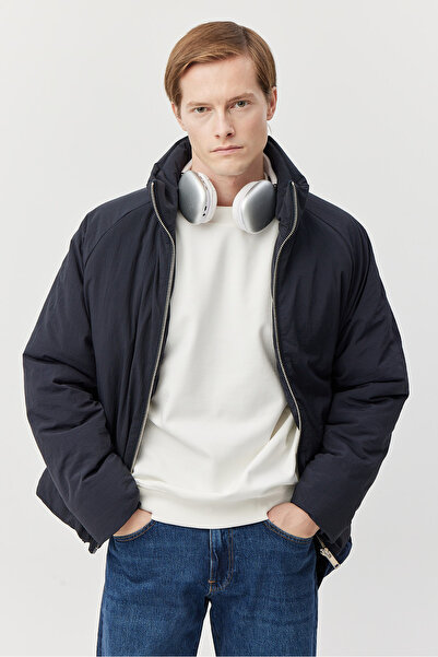 PAULMARK Men's Mock Neck Bomber Jacket