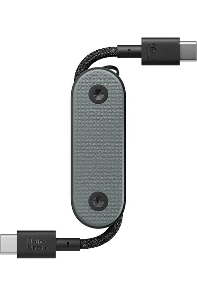 Native Union Pocket Cable 60W – Reinforced Braided USB-C to USB-C Portable Ch...