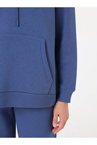 Benin Оверсайз-светр і штани з манжетами в комплекті - Індиго -