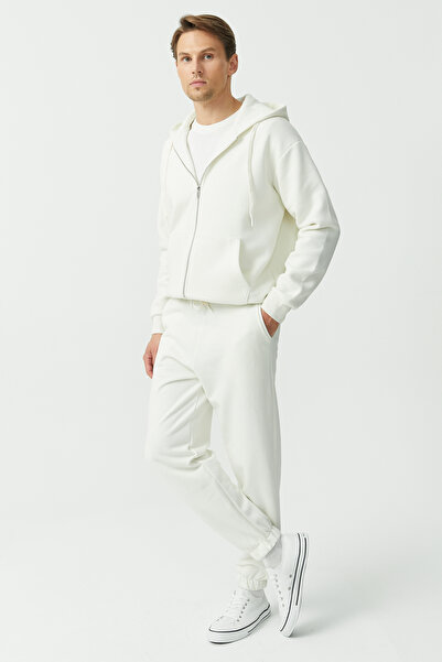 PAULMARK Tie-Waist Sweat Bottoms