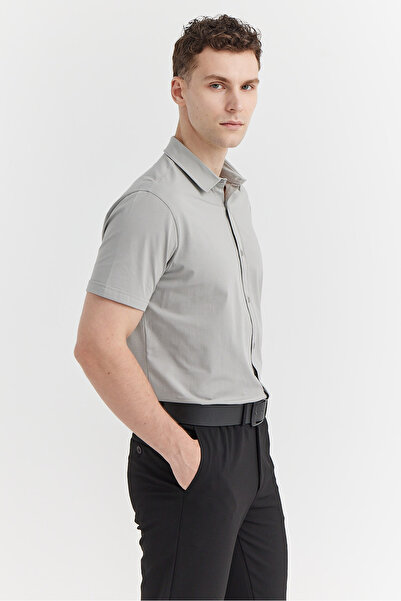 PAULMARK Ανδρικό κοντομάνικο πουκάμισο