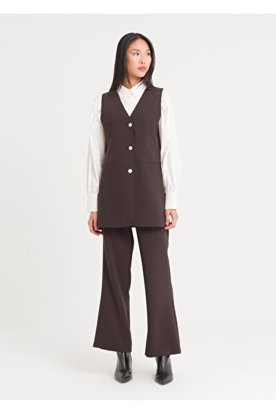 Armağan سترة طويلة بأزرار