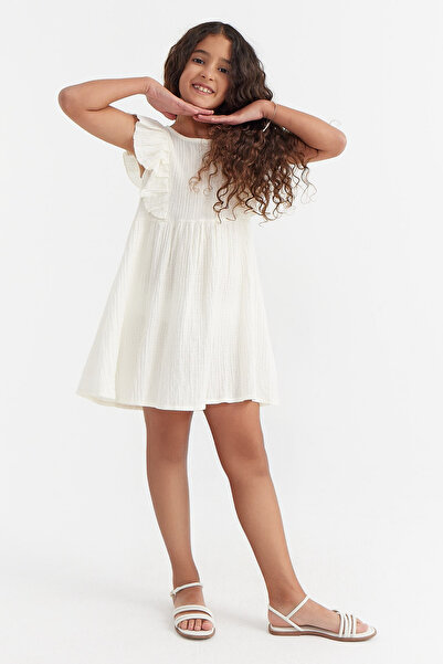 PAULMARK Φόρεμα με λεπτομέρεια με βολάν για κορίτσια