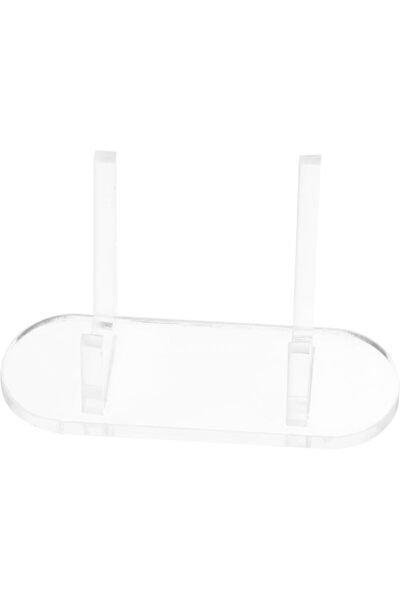 Slasa Vinyl Record Display Stand Acrylic Holder for Albums 10x7.2x3.5 cm