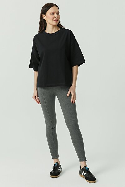 PAULMARK بنطلون نسائي ضيق بسحاب عند الكاحل