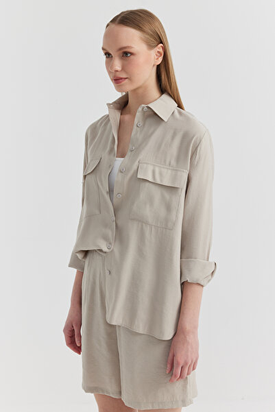 PAULMARK Γυναικείο πουκάμισο με τσέπη