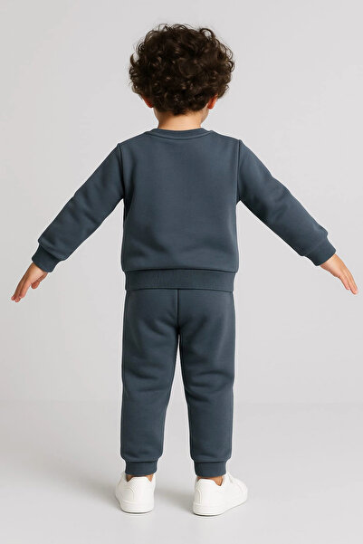 iklimix Children's Sweatshirt and Sweatpants Set - 100% Cotton
