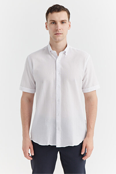PAULMARK Ανδρικό κοντομάνικο πουκάμισο