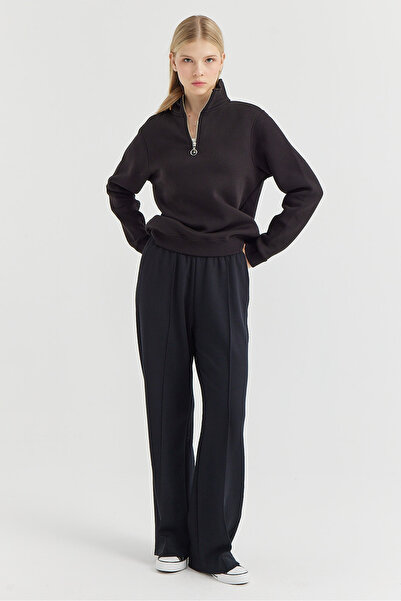 PAULMARK Women's Front Seam Sweat Bottom