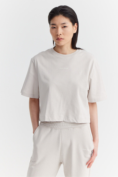 PAULMARK Short pentru femei cu scris tricou