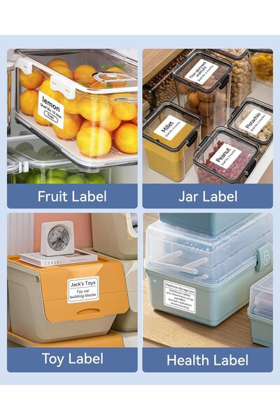 NiiMbot B1/B21 Self-Adhesive Label Tape 40×60mm, Thermal Printer Sticker Paper, 125 Labels, White