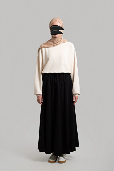 Lemaye Прилепваща по фигурата спортна пола с шевове - черна