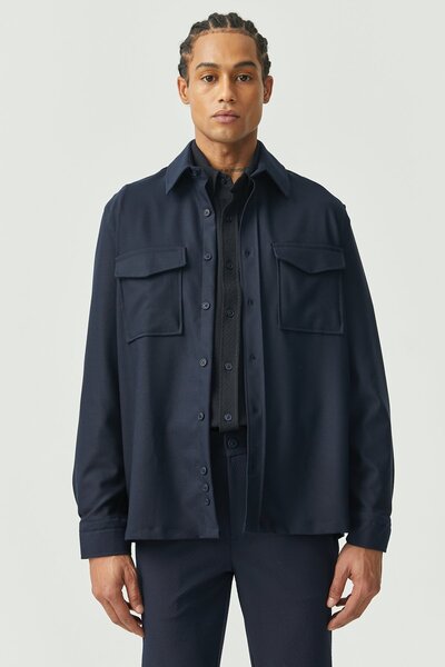 PAULMARK Πουκάμισο με κανονικό κάλυμμα με τσέπη