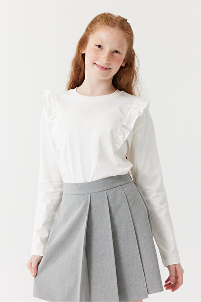 PAULMARK بلوزة ستون مطبوع للفتيات