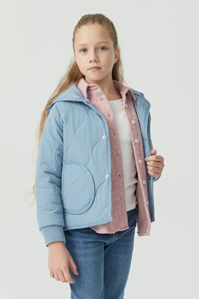 PAULMARK Κοριτσίστικο καπιτονέ κοντό παλτό