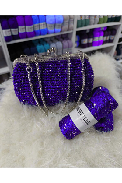 MAZSAY El Emeği El Örgüsü Klipsli Abiye Çanta