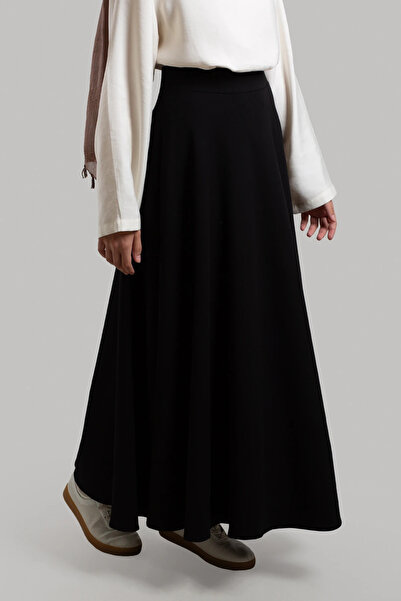 Lemaye Еластична плисирана пола - черна