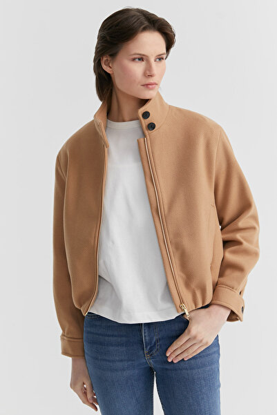 PAULMARK Women's Collar Detailed Slim Coat