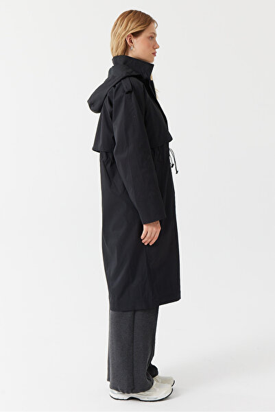 PAULMARK Kadın Rüzgarlıklı Trençkot