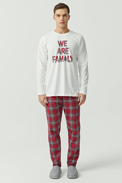 PAULMARK Σετ πιτζάμες με μακρυμάνικο σχέδιο