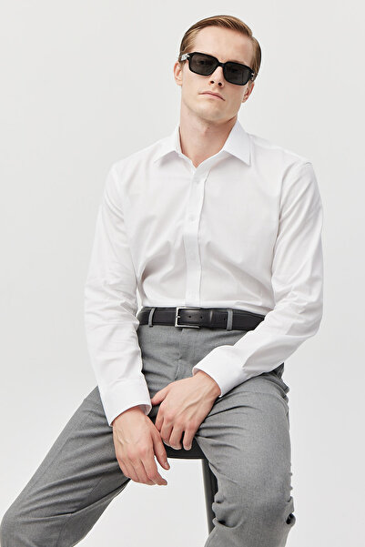 PAULMARK Ανδρικό πουκάμισο κλασικό κανονικής εφαρμογής