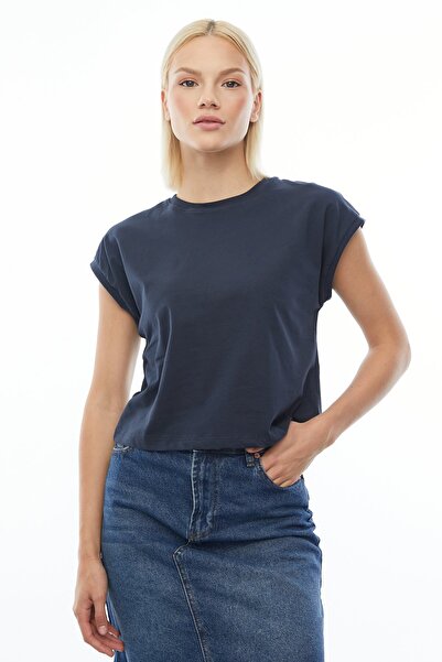 PAULMARK Shoulder Detailed T-shirt