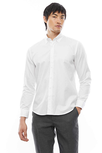 PAULMARK Πουκάμισο με κουμπιά στο γιακά