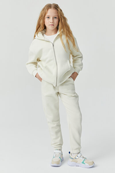 PAULMARK Girl's Elastic Waist Sweat Bottoms