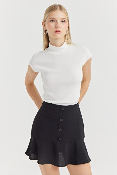 PAULMARK Bluză de damă cu guler ridicat