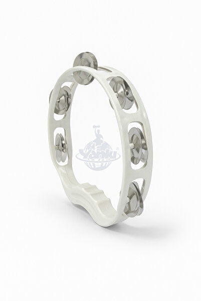 YANKI ZT-10WH Σετ Τέφες με Κουδούνια 5 τεμαχίων Λευκό Χρώμα Μεταλλικό Κουδούνι Όργανο Ρυθμού (Χένα Τέφι)