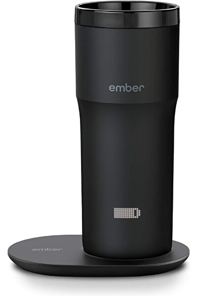 Ember Travel Mug 2+, 12 oz, Temperature Control Smart Travel Mug, Black (with Apple Find My)