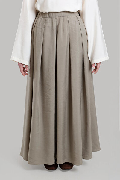 Lemaye Πλισέ φούστα Modal - Πέτρα