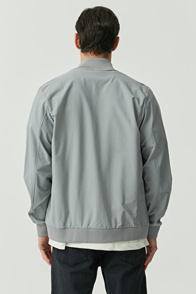 PAULMARK Ανδρικό λεπτό παλτό με φερμουάρ μπροστά